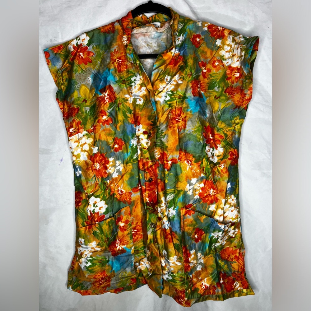 Paradise Hawaii VTG button front shirt